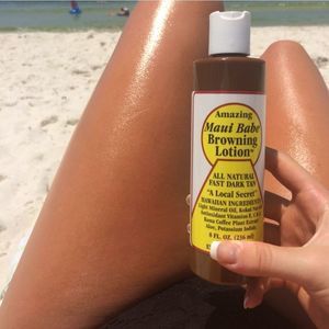 MAUI BABE Natural Vegan Browning Lotion 8oz